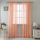 CELINE SHEER CURTAIN 90" CORAL PNC04324