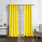 CURTAIN COLE TEXTURED CURTAIN YL PNC36799