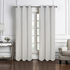 JAGGER JACQUARD CURTAIN 84 WHITE PNJ59497