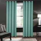 CURTAIN RILEY BLACKOUT 84" TEAL PNR52191