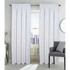 CURTAIN TWILIGHT BLACKOUT WHITE PNT22697
