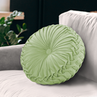 GIANNY 18" ROUND PILLOW GREEN PWG04033