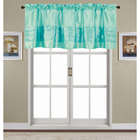 CURTAIN NANCY VALANCE AQUA VLN00503