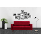 STRETCH CHAIR LOVESEAT BURGANDY MON-LOVE-BURG