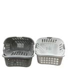 LAUNDRY BASKET 50L GRAY & WHITE LH71656
