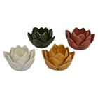 CERAMIC FLOWER DECORATION ASSORTED 4PC TH20797