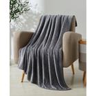 Mila Throw Blanket  Charcoal MIL-THR-CHARC