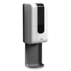 Automatic Hand Sanitizer Dispenser with Tray, 1,200 mL Capacity, White/Gray GN1F1406ST1
