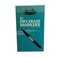 Washable Dura-Wedge Tip Dry Erase Markers, 10 Count