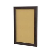 GHENT i3x3i 1 Door Bronze Aluminum Frame Enclosed iBulletini 