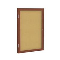 GHENT i3x3i 1 Door Wood Frame Cherry Finish Enclosed 