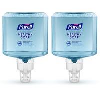 PURELL ES8 CRT HEALTHY SOAP Naturally Clean Foam - 40.6 fl oz (1200 mL) - Dirt Remover, Kill Germs - Skin - Blue - Preservative-free, Paraben-free, Phthalate-free, Dye-free, Bio-based - 2 / Carton