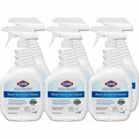 Clorox Healthcare Bleach Germicidal Cleaner - Ready-To-Use - 32 fl oz (1 quart)Bottle - 180 / Bundle - Anti-corrosive, Antibacterial, Disinfectant - White, Clear