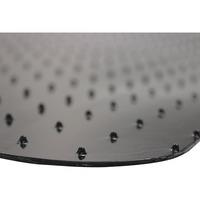 Computex Anti-Static Vinyl Rectangular Chair Mat for Carpets up to 3/8