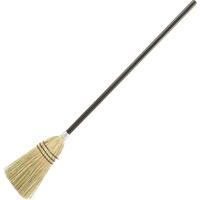Rubbermaid Commercial Wood Handle Lobby Corn Broom - Corn Fiber Bristle - 12 Rubbermaid Commercial Wood Handle Lobby Corn Broom - Corn Fiber Bristle - 12