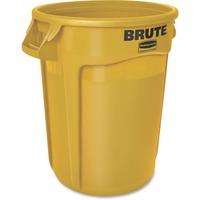 Rubbermaid Commercial Brute 32-Gallon Vented Containers - 32 gal Capacity - Round - Reinforced, Heavy Duty, Handle, Tear Resistant, Reinforced - 27.3