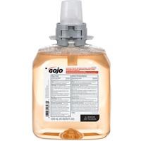 Gojo FMX-12 Refill Foam Antibacterial Handwash - Fresh Fruit ScentFor - 42.3 fl oz (1250 mL) - Bacteria Remover - Hand - Antibacterial - Amber - Triclosan-free - 1 Each Gojo FMX-12 Refill Foam Antibacterial Handwash - Fresh Fruit ScentFor - 42.3 fl oz (1250 mL) - Bacteria Remover - Hand - Antibacterial - Amber - Triclosan-free - 1 Each