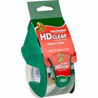 Duck Brand HD Clear Heavy-Duty Packaging Tape, With Dispenser, 1.88