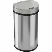 HLS Commercial Semi-Round Open Top Trash Can - 23 gal Capacity - Half-round - Fingerprint Proof, Smudge Resistant, Durable, Handle - 33 HLS Commercial Semi-Round Open Top Trash Can - 23 gal Capacity - Half-round - Fingerprint Proof, Smudge Resistant, Durable, Handle - 33