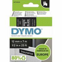 Dymo S0720820 D1 45800 Tape 19mm x 7m Black on Clear - 3/4
