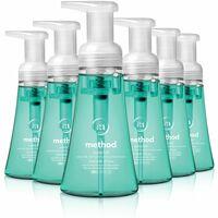 Method Waterfall Scent Foaming Hand Wash - Waterfall ScentFor - 10 fl oz (295.7 mL) - Bottle Dispenser - Hand - Aqua - Cruelty-free, Paraben-free, Phthalate-free - 6 / Carton