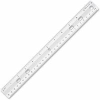 916706-7 Westcott Ruler: Imperial and Metric, 1/16 in, 12 in Lg