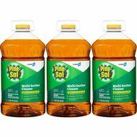 CloroxPro Pine-Sol Multi-Surface Cleaner - For Multipurpose - Concentrate - 60 fl oz (1.9 quart) - Pine Scent - 6 / Carton - Deodorize, Odorless, Anti-bacterial, Residue-free - Amber