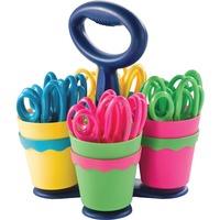 Westcott Teachers Scissors Caddy with 24 pieces of 14606 Blunt - 5 Westcott Teachers Scissors Caddy with 24 pieces of 14606 Blunt - 5