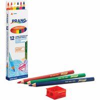 Dixon Triangular Woodcase Pencil - 5.5 mm Lead Diameter - Assorted Lead - Assorted Wood Barrel - 12 / Set Dixon Triangular Woodcase Pencil - 5.5 mm Lead Diameter - Assorted Lead - Assorted Wood Barrel - 12 / Set
