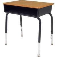 Virco Jr. Executive Student Desk with Metal Book Box