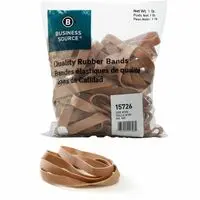 Business Source Gummibänder, Größe 64 – 450 G Packung, 55 % Gummi, 700 % Dehnung