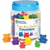 Three Bear Family Counters Set - Learning Theme/SubjectSkill Learning: Size Differentiation - 96 x Bear Shape - Assorted - Plastic - 96 / Set Three Bear Family Counters Set - Learning Theme/SubjectSkill Learning: Size Differentiation - 96 x Bear Shape - Assorted - Plastic - 96 / Set