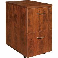 Lorell Essentials Series File/File Mobile File Cabinet - 15.8