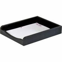 Deflecto Sustainable Office Stackable Desk Tray - 2.8 Height x 13 Width x  9 Depth - Desktop - Durable, Stackable - 30% - Black - Plastic - ICC  Business Products