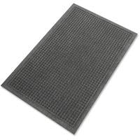 Genuine Joe Clean Step Outdoor Scraper Mat, 3 x 5 ft, Rubber, Black