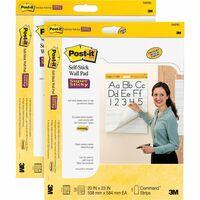 Post-it® Self-Stick Easel Pads - 20 Sheets - Plain - Stapled