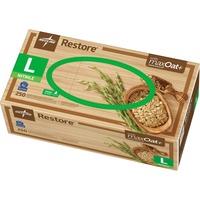 Medline Restore Nitrile Exam Gloves with Oatmeal - Small Size - For Right/Left Hand - Off White - Latex-free, Allergen-free, Textured Fingertip, Non-sterile - For Home, Healthcare Working - 250 / Box - 9.50