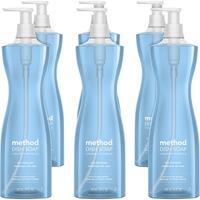Method Dish Soap - 18 fl oz (0.6 quart) - Sea Mineral Scent - 6 / Carton - Non-toxic, Pleasant Scent, Triclosan-free - Light Blue