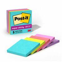 Post-it Extreme Notes, 3 x 3, Assorted Colors, 3 Pads