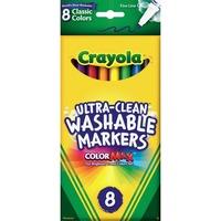 6 Packs: 40 ct. (240 total) Crayola Ultra Clean Washable Classic Colors  Broad Line Markers