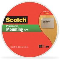 Scotch Double-Coated Foam Mounting Tape - 36 yd Length x 0.50 Scotch Double-Coated Foam Mounting Tape - 36 yd Length x 0.50
