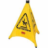 Rubbermaid Commercial Multi-Lingual Caution Safety Cone - 12 / Carton - Caution, Attention, Cuidado Print/Message - 21 Rubbermaid Commercial Multi-Lingual Caution Safety Cone - 12 / Carton - Caution, Attention, Cuidado Print/Message - 21