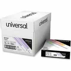 Universal Copy Paper - 20 lb Basis Weight - 75 g/m² Grammage - Orchid - 5000 Sheets - 500 Sheets per Ream - 10 Ream per Case UNV11212CT