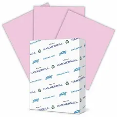 Hammermill Colors Recycled Copy Paper - Lilac - Letter - 8 1/2" x 11" - 20 lb Basis Weight - Smooth - Sustainable Forestry Initiative (SFI) - Archival-safe, Acid-free, Jam-free - Lilac - 500 / Ream HAM102269
