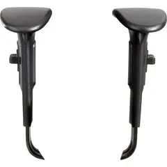 Safco Task Chair Adjustable T-Pad Arm Kit - Black - 2 / Pair SAF3399BL