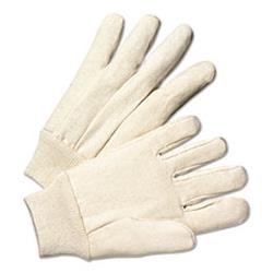 ANR 1110 Anchor Brand Light-Duty Canvas Gloves, White, Dozen ANR 1110 