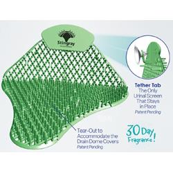 Wiz Kids Stingray Urinal Screens, Cucumber Melon Scent, 30-Day Fragrance  6/Box STGRYCUMLN