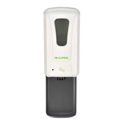 430LT Automatic Hands-Free Gel Hand Sanitizer Dispenser with Drip Tray, White DSO430LT