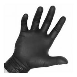 Akers Nitrile General Purpose Gloves Powder Free 5 mil Large Black 100/Box GLBN903L
