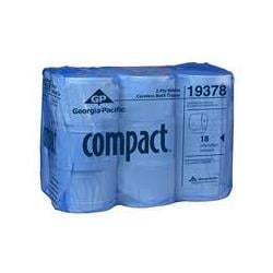 Georgia-Pacific Compact Coreless 2-ply Bath Tissue 2 Ply, High Capacity  1500 Sheets/Roll -18 / Pack TI19378